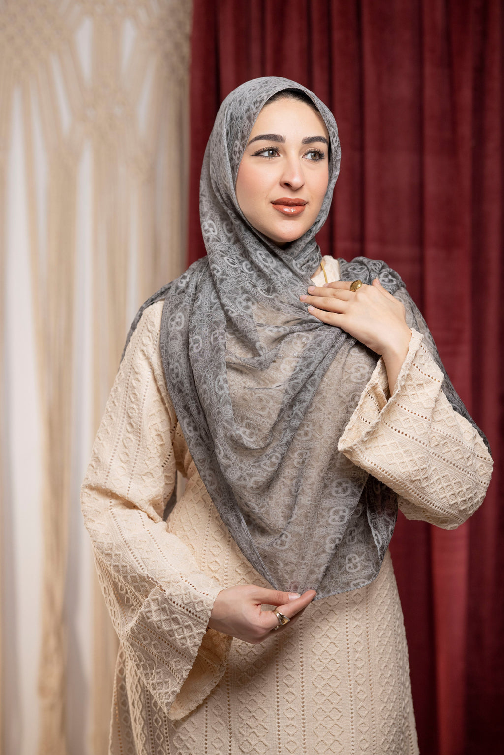 Gucci Crushed Chiffon