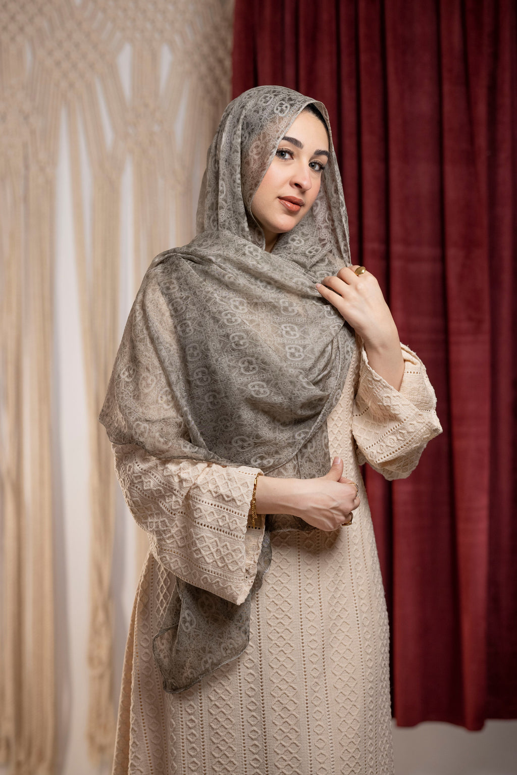 Gucci Crushed Chiffon