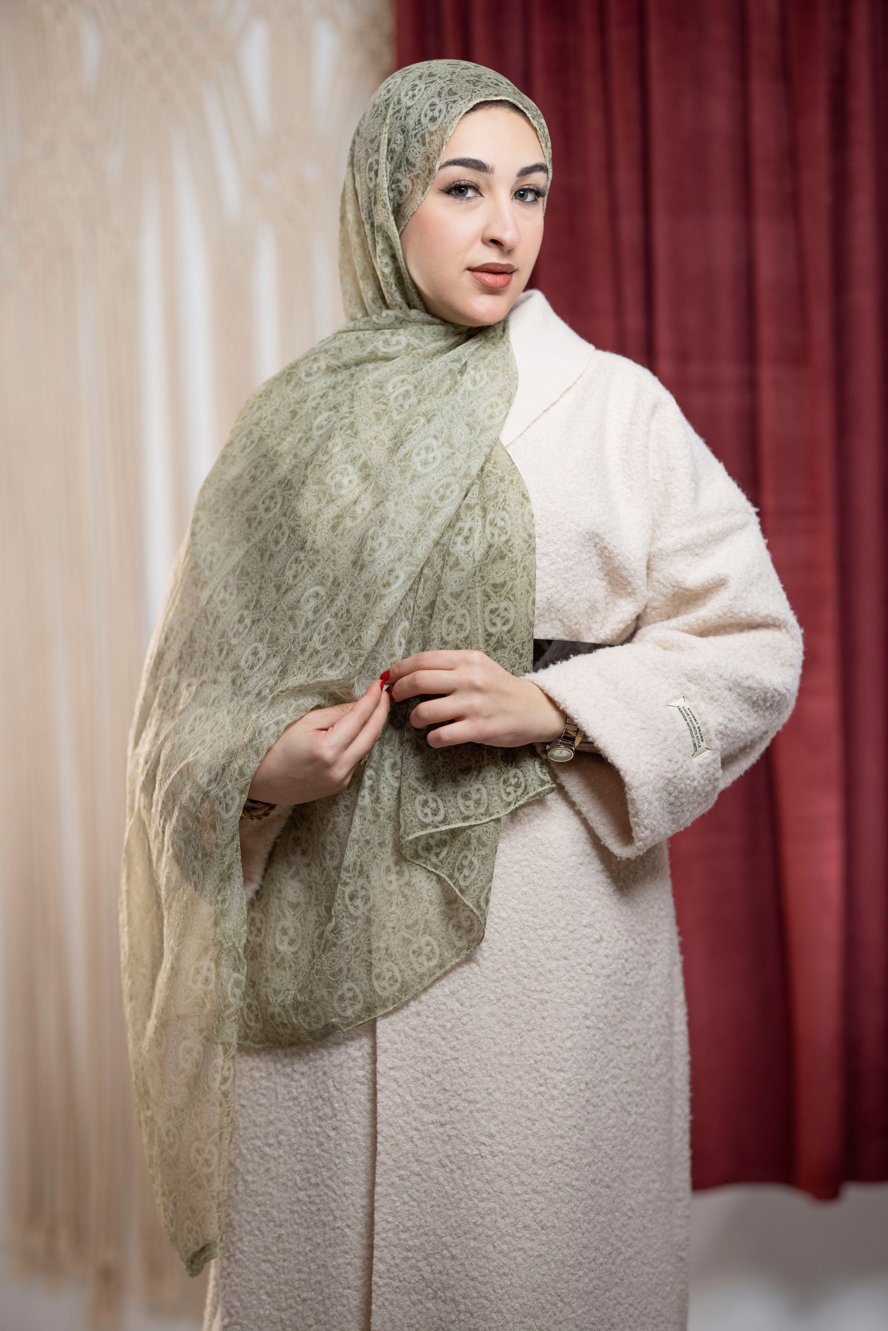Gucci Crushed Chiffon